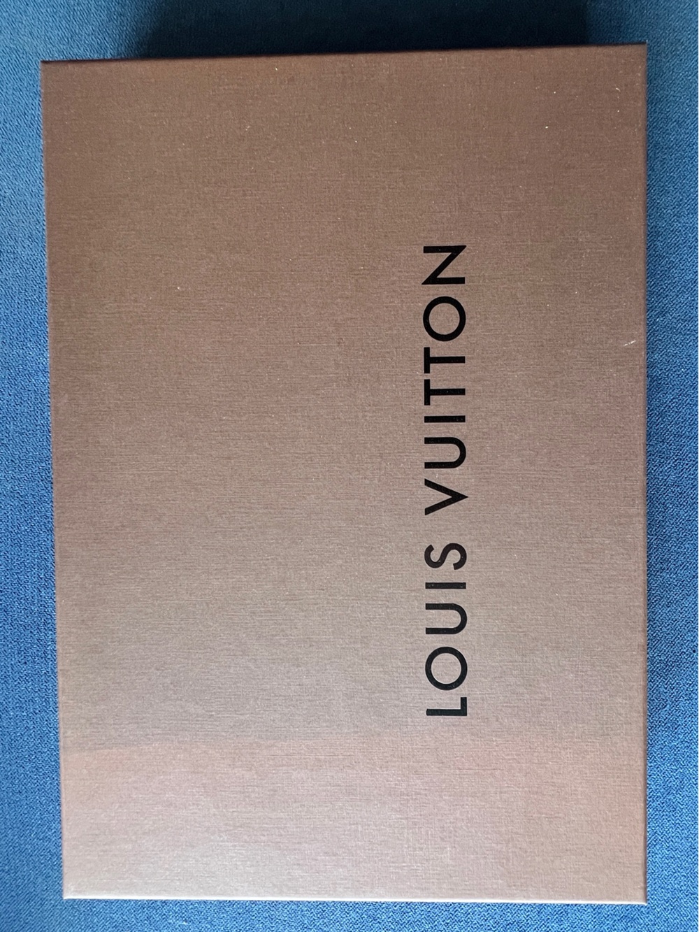 LOUIS VUITTON BOX EMPTY Large 15” x 10.25” x 2” DARK BROWN Designer Storage